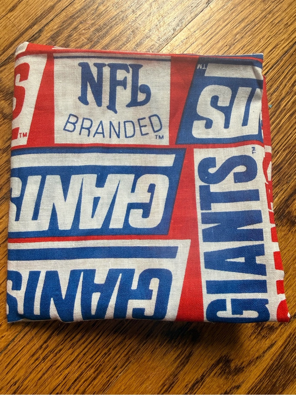 Vintage 80s New York Giants Bandana Deadstock NFL Football USA Made - Picture 7 of 7